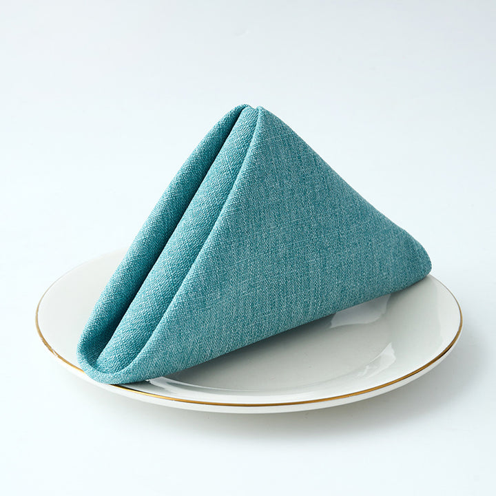 Premium Textured Linen-Blend Dinner Napkin With Hotel-Style Hem