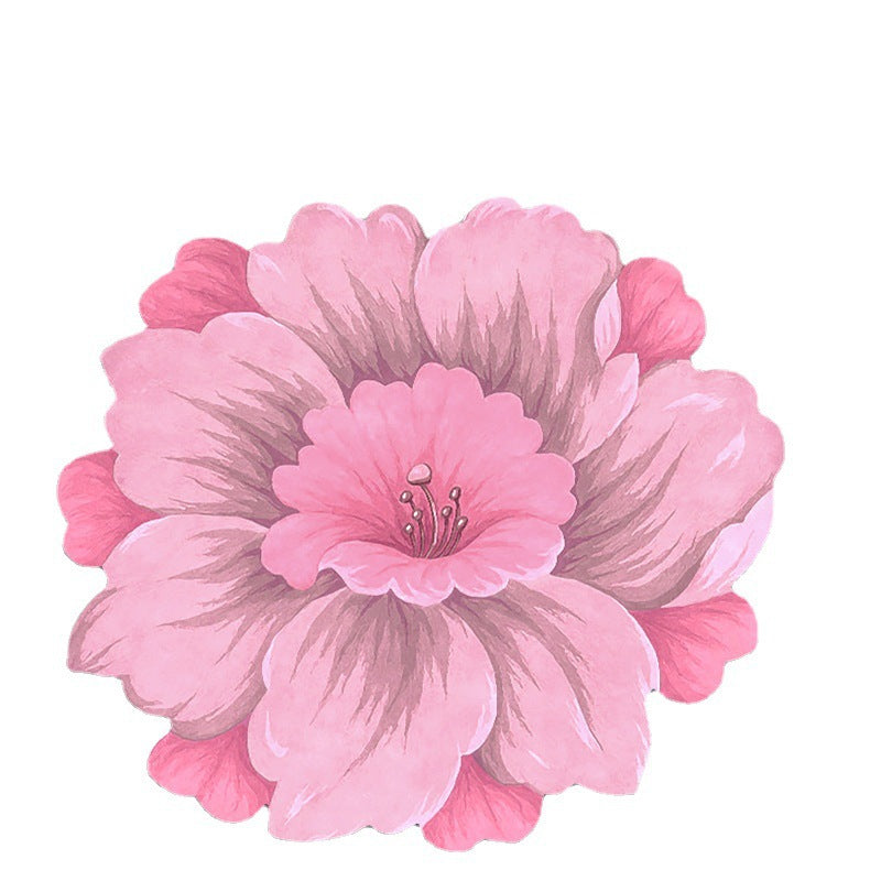 Floral Decorative Area Mat Bowlift