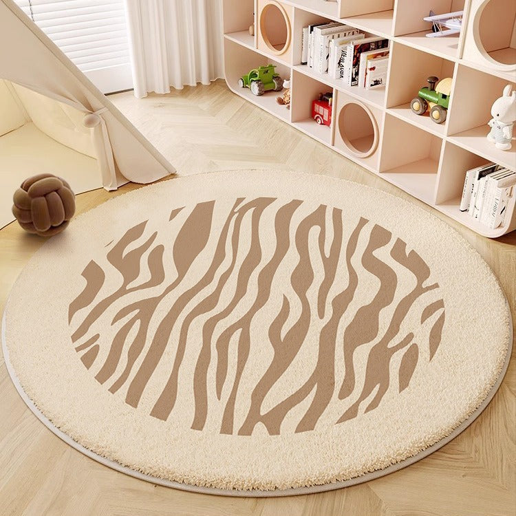 Abstract Circular Area Rug Bowlift