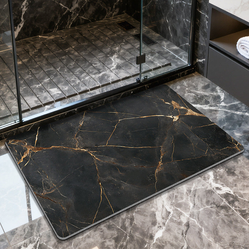 Marble Texture Bathroom Mat Bowlift