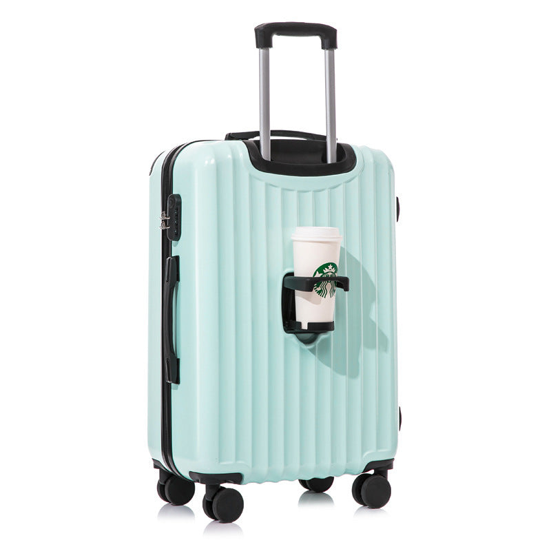 Travel Suitcase with Integrated Cup Holder Bowlift
