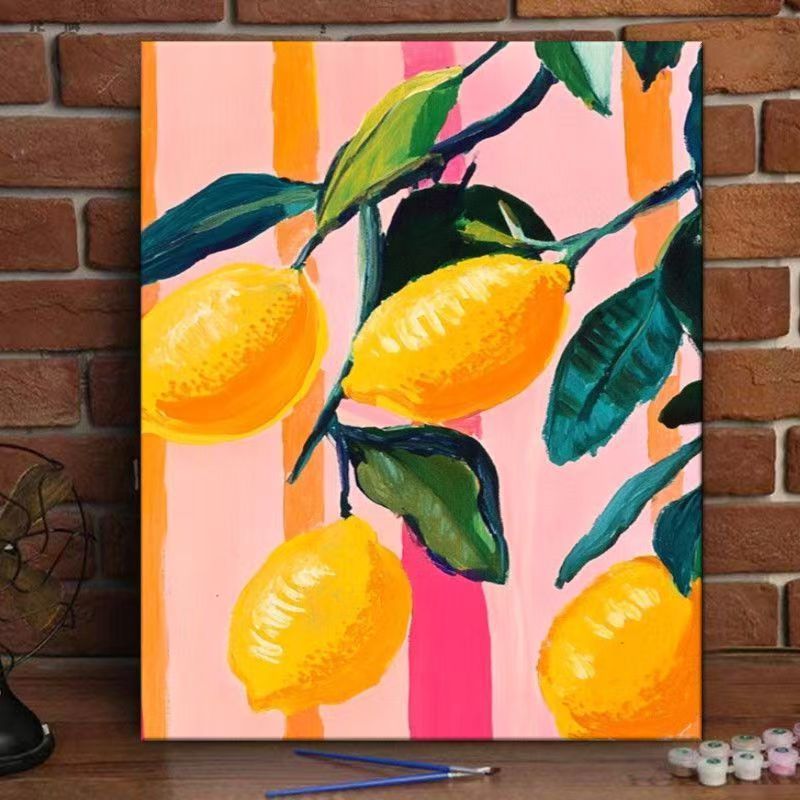 Peach Blossom Decorative Canvas Art Print Bowlift