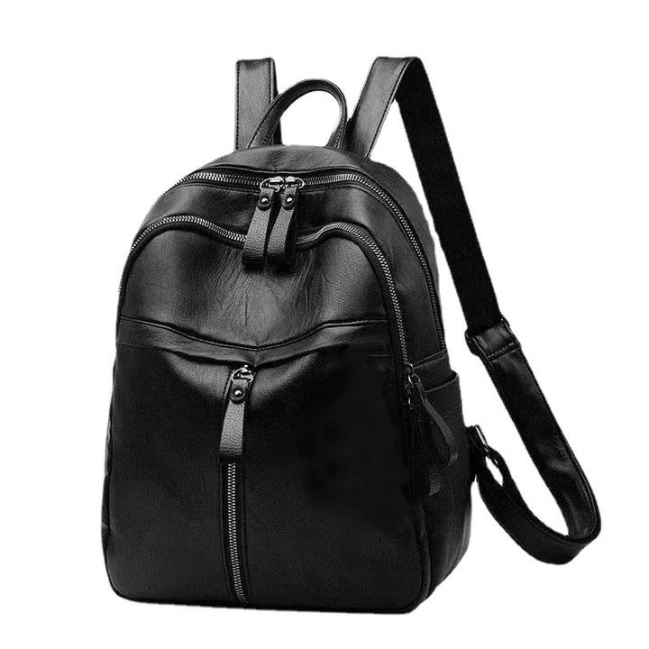 Stylish Leather Backpack Bowlift