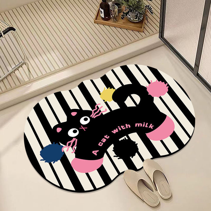 Cute Cartoon Animal Bath Mat Bowlift