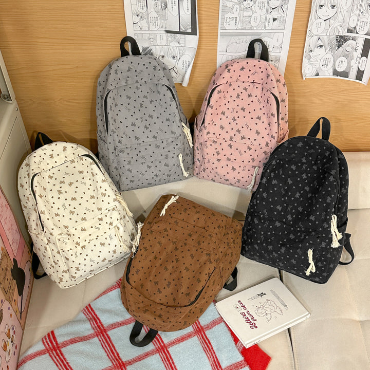 Backpack with Playful Butterfly Design Bowlift