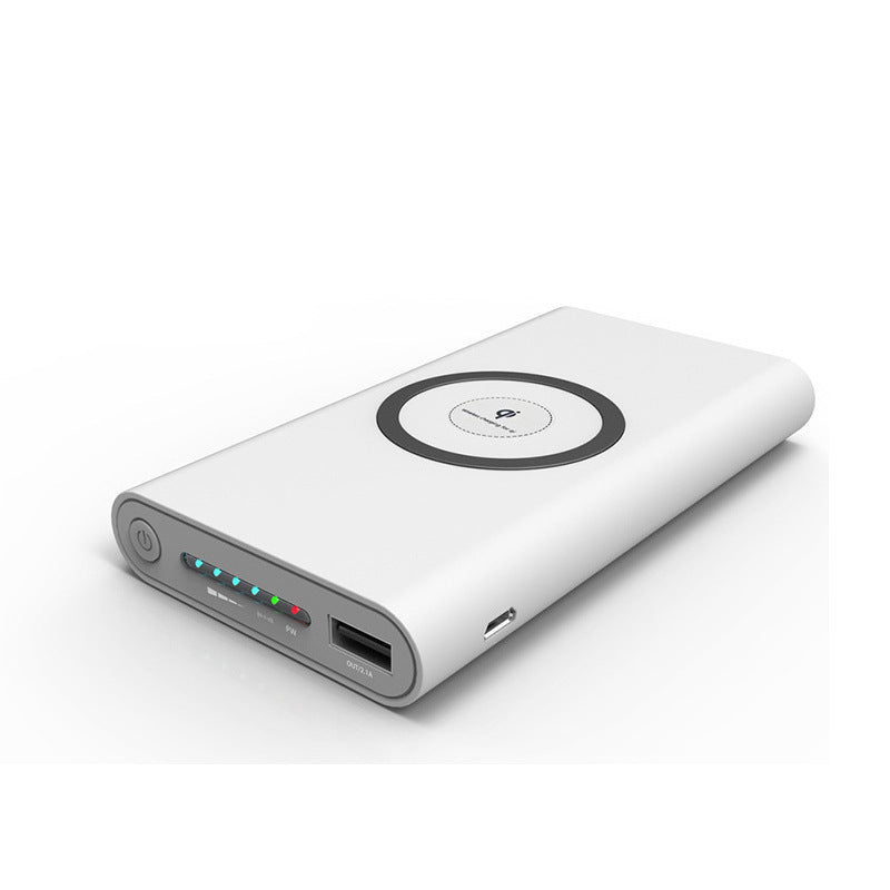 Power bank with wireless charging function and intelligent battery status display Bowlift