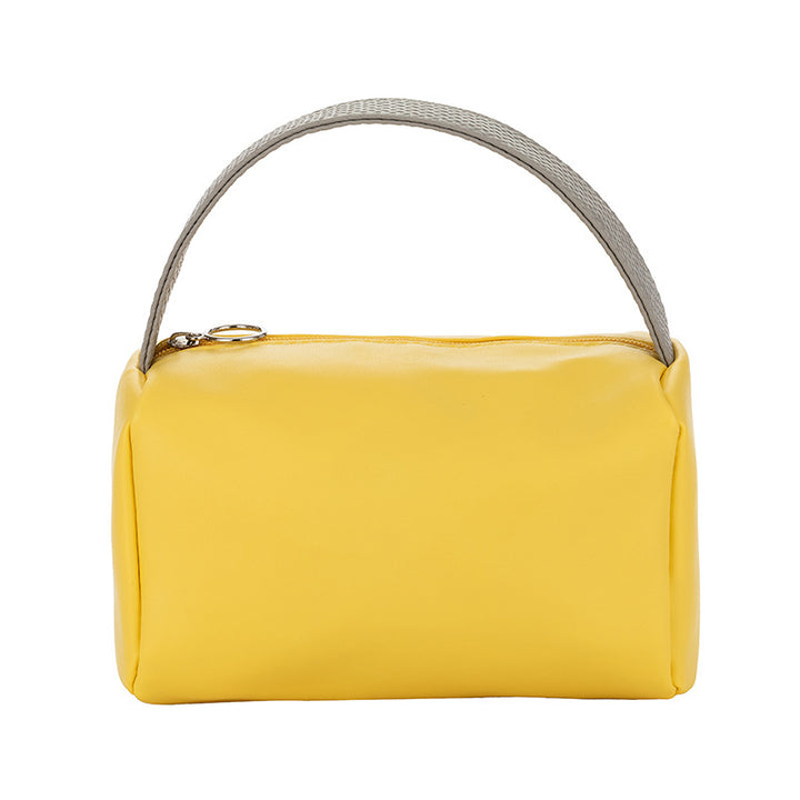 Elegant Faux Leather Cosmetic Case Bowlift