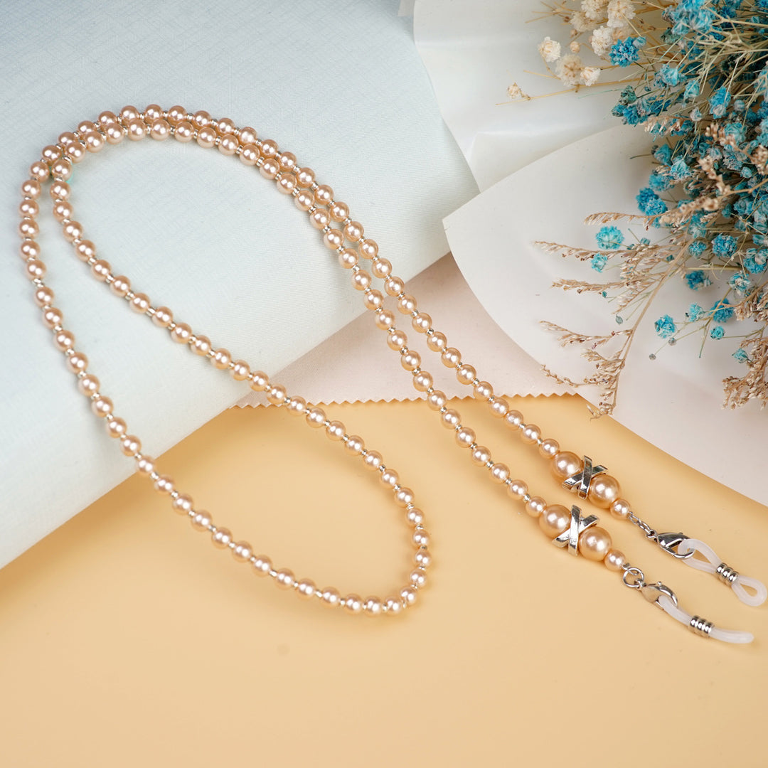 Stylish Pearl Beaded Eyewear Chain Bowlift
