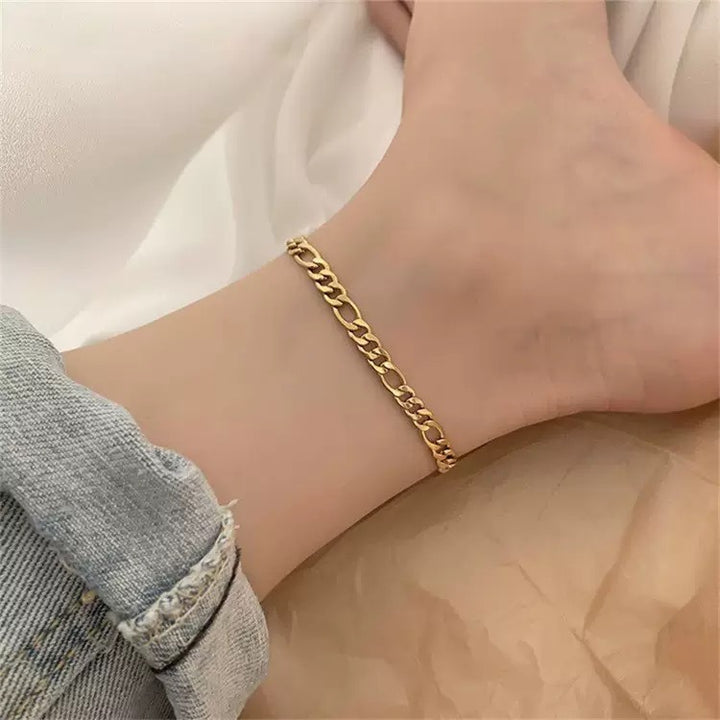 Elegant Link Chain Anklet Bowlift