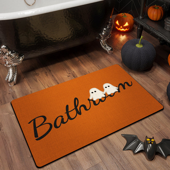 Halloween-Themed Bathroom Mat