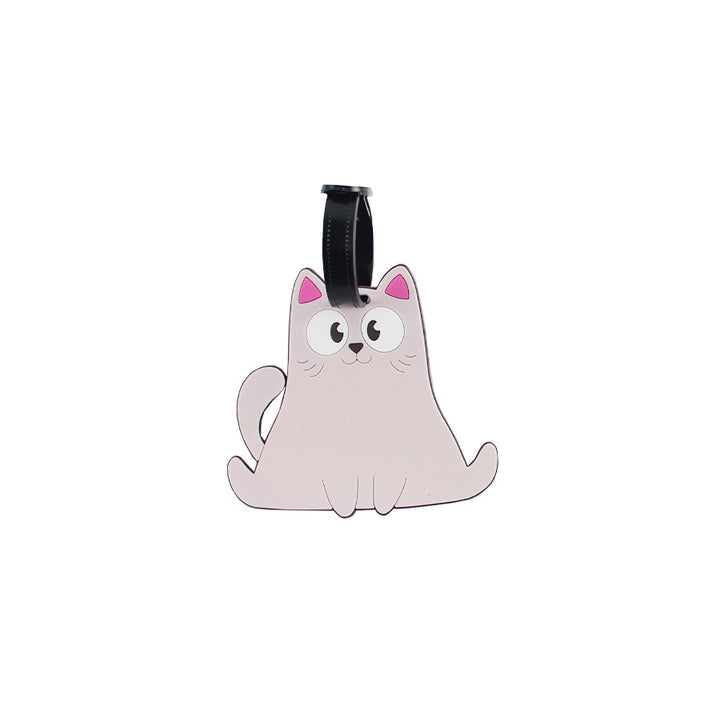 Playful Cat Luggage Tag Bowlift