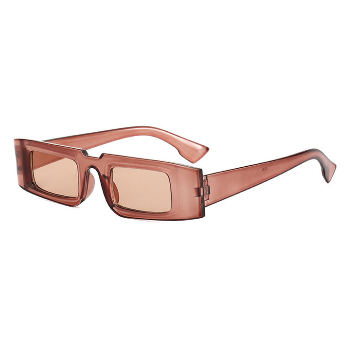 Ladies Fashion Square Sunglasses with Animal Print Bowlift