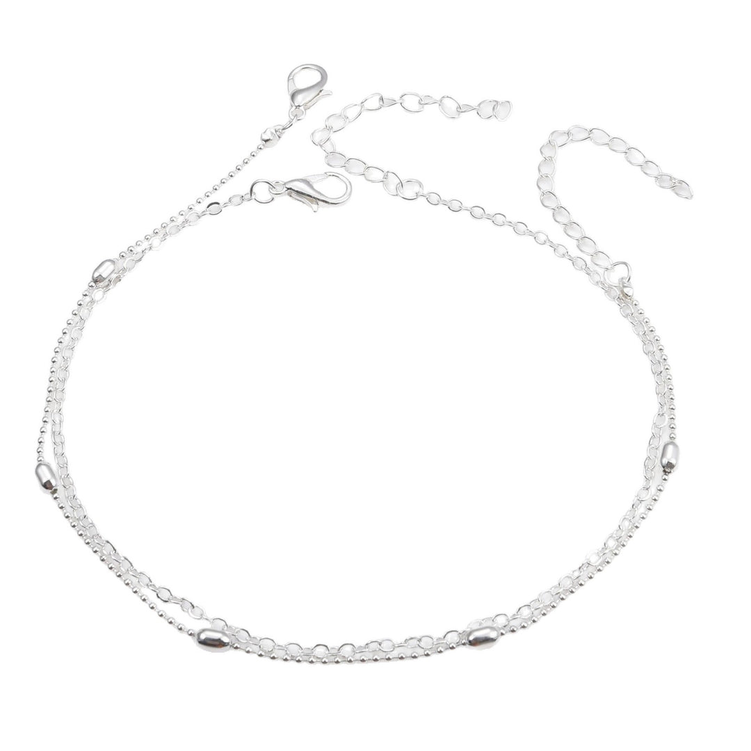 Delicate Layered Chain Anklet Bowlift