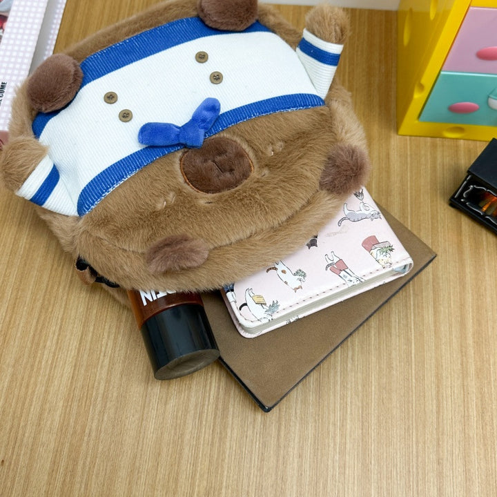 Cozy plush handbag in animal design Bowlift