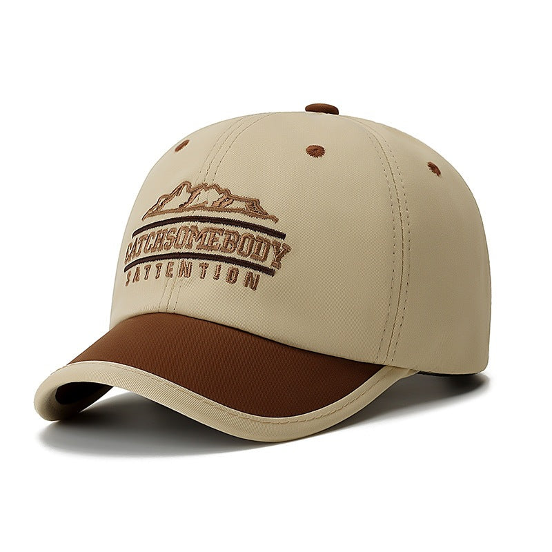 Women’s Sporty Leather Baseball Cap Bowlift