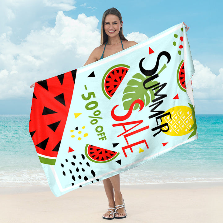 Beach towel with creative surf designs Bowlift