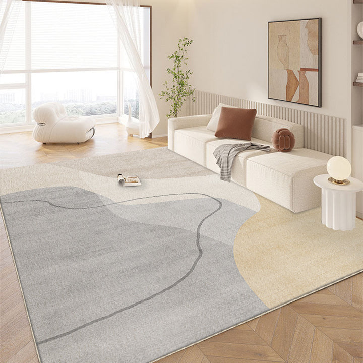 Elegant Floral Pattern Area Rug Bowlift