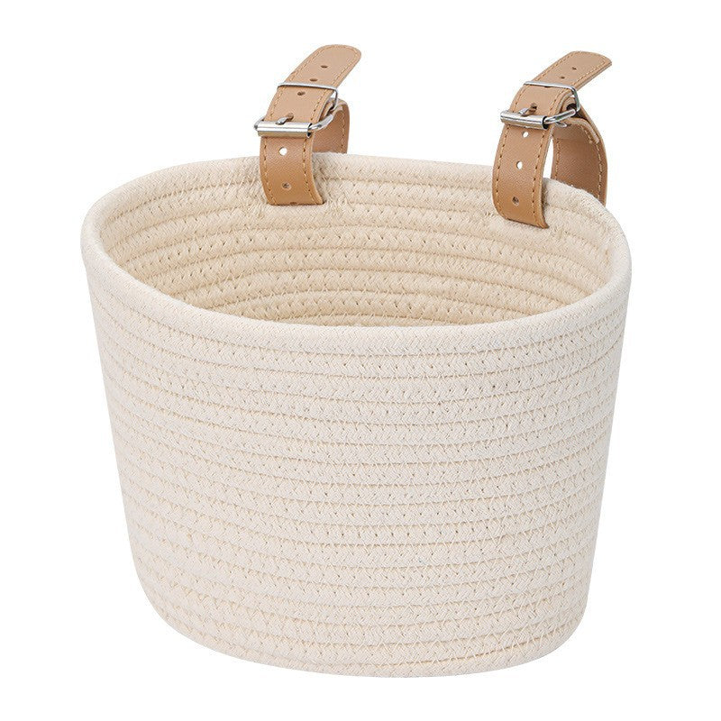 Decorative Woven Storage Tote Bowlift