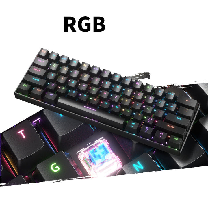 RGB Compact Mechanical Keyboard with Ultra-Responsive Switches Bowlift