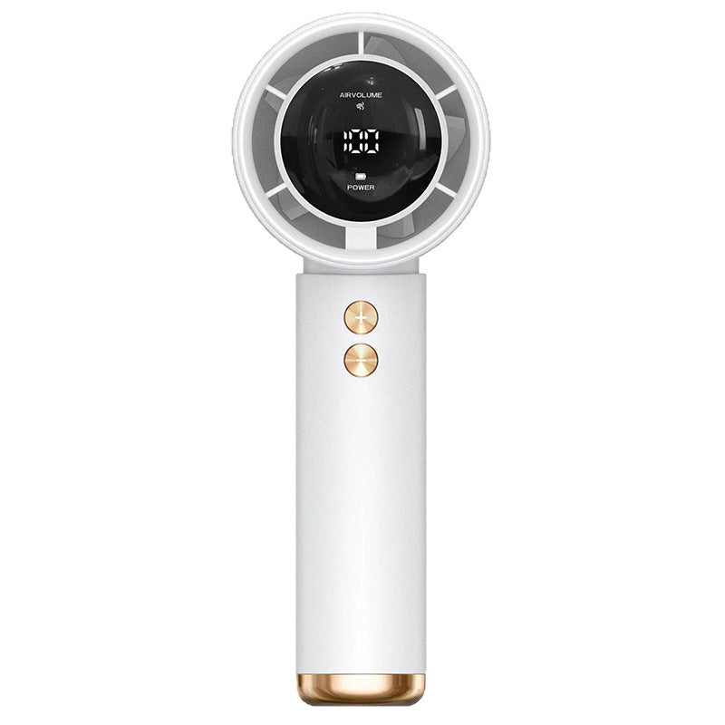 Ladies portable mini hand fan with digital control Bowlift