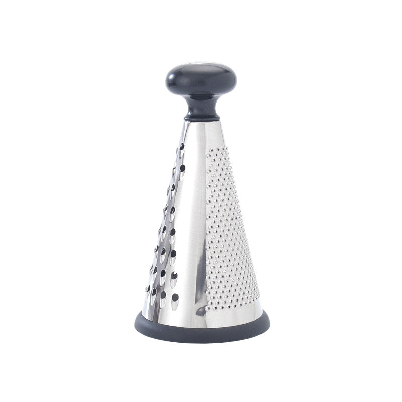 Ergonomic stainless steel kitchen grater with non-slip handle Bowlift