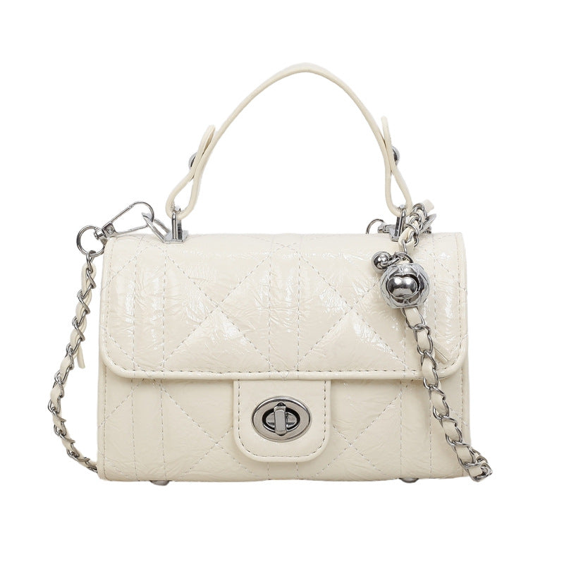 Quilted Faux Leather Crossbody Bag Bowlift