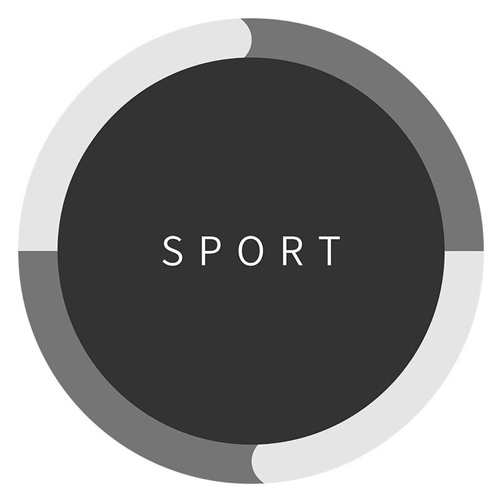 Abstract Sports-Themed Area Mat Bowlift