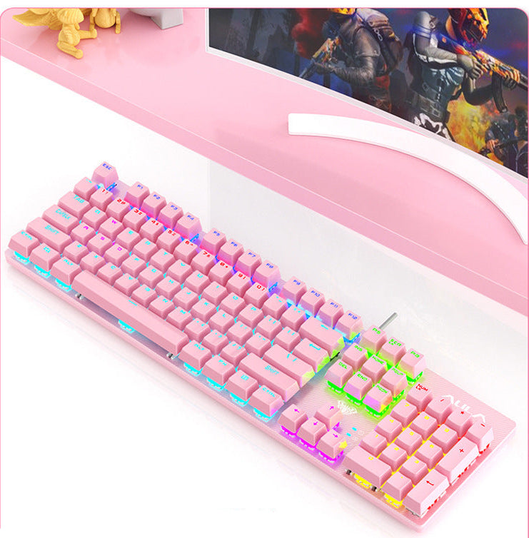 RGB Backlit Mechanical Gaming Keyboard Bowlift