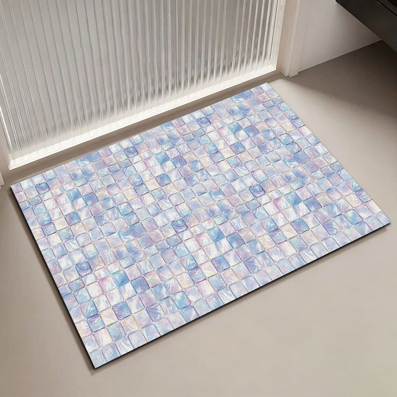 Mosaic Pattern Bath Mat Bowlift
