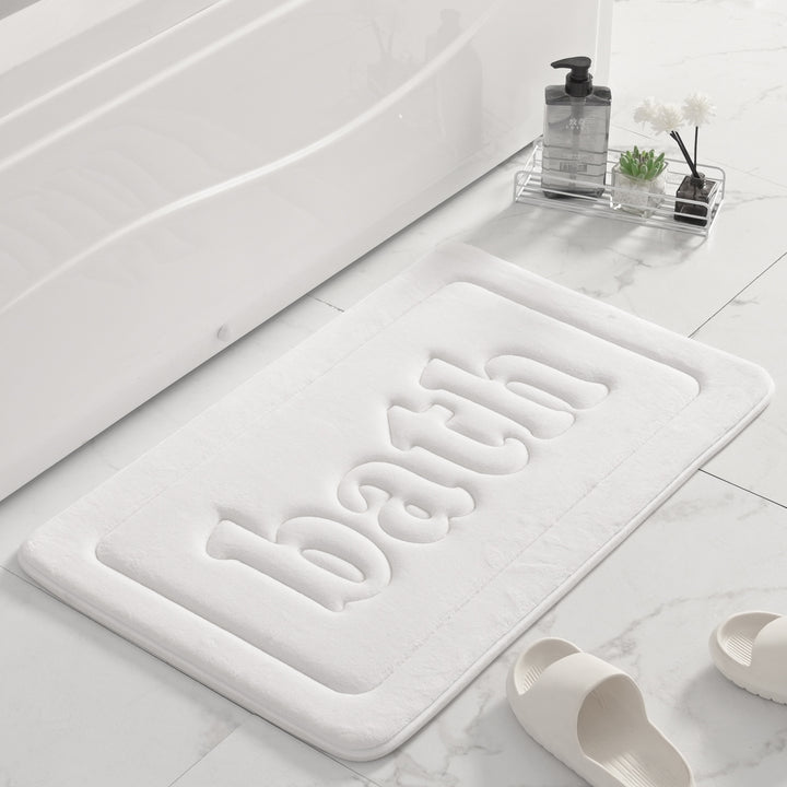 Soft Textured Bath Mat Bowlift