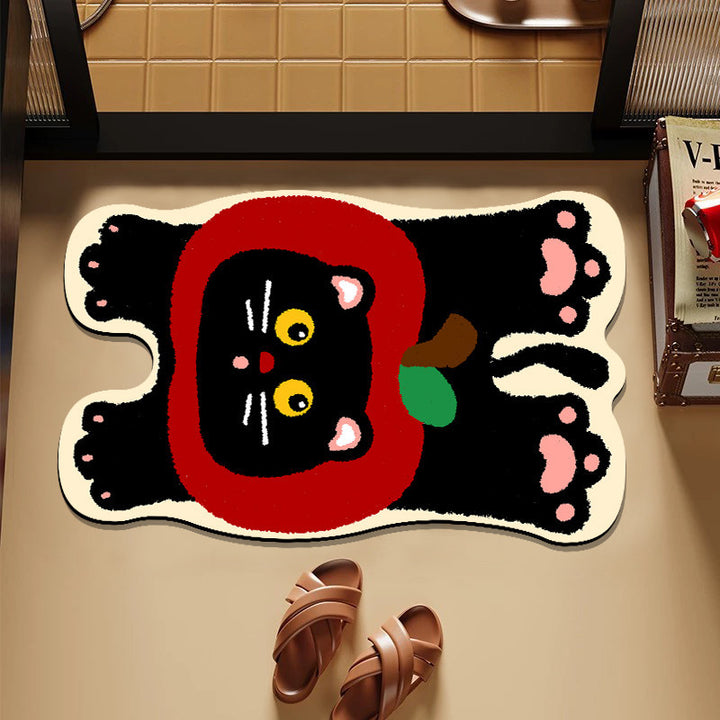 Fun Hamburger-Themed Bath Mat Bowlift