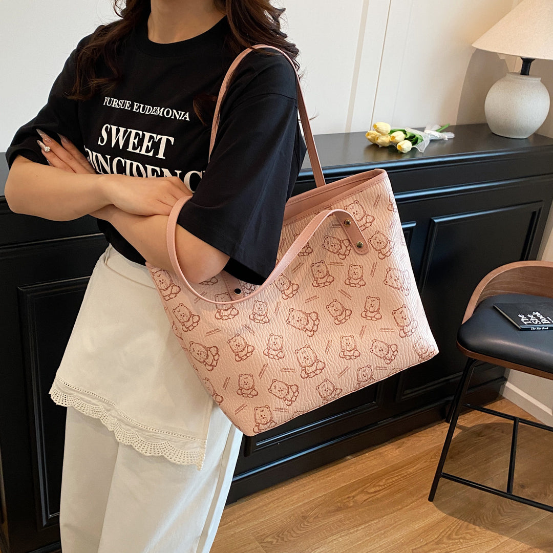 Playful Graphic Tote Bag Bowlift