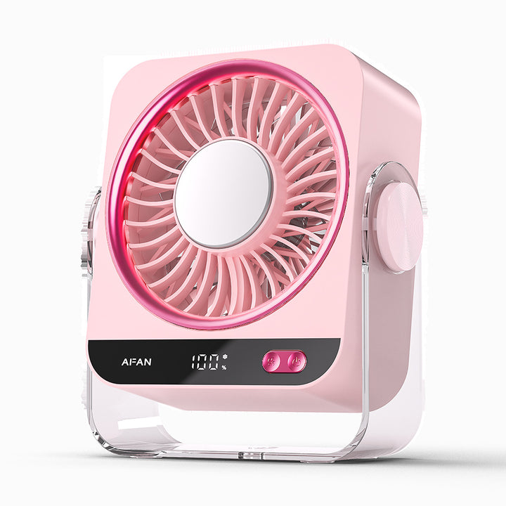 Ladies table fan with digital control and variable fan speed Bowlift