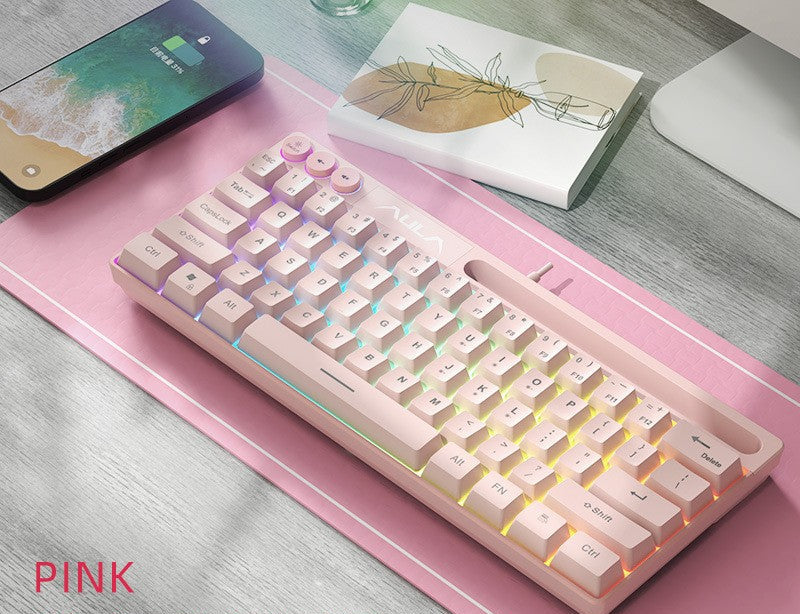 Wireless RGB Ultrathin Mechanical Keyboard Bowlift