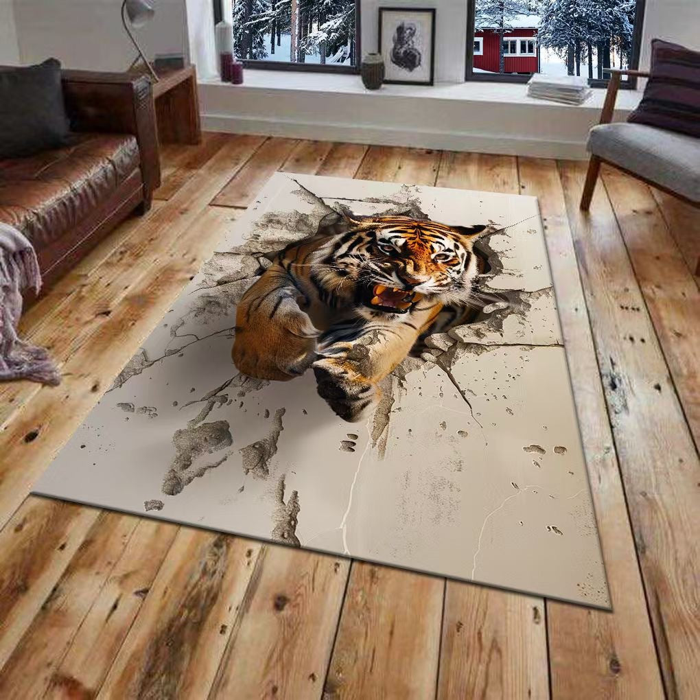 3D Printed Tiger Wall Mural Bowlift