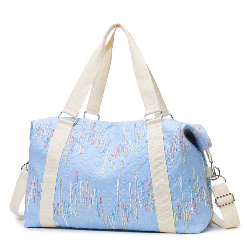 Multifunctional sports and travel bag with creative texture Bowlift