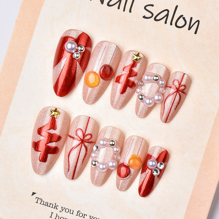 Festive Artificial Nails Bowlift