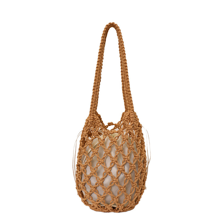 Stylish Macrame Tote Bag Bowlift