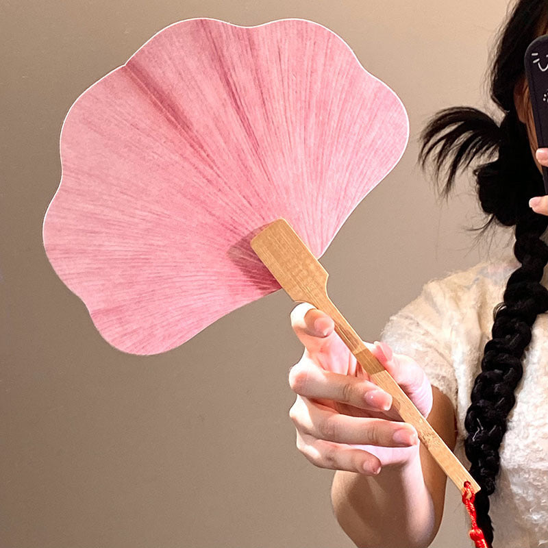 Hand fan with elegant cherry blossom pattern Bowlift