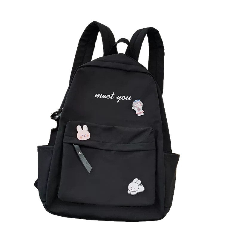 Backpack with Playful Character Design Bowlift