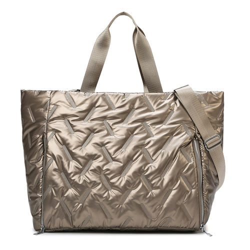 Quilted Multi-Functional Tote Bag Bowlift