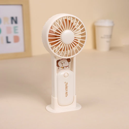 Cute Cartoon-Themed Handheld Fan Bowlift