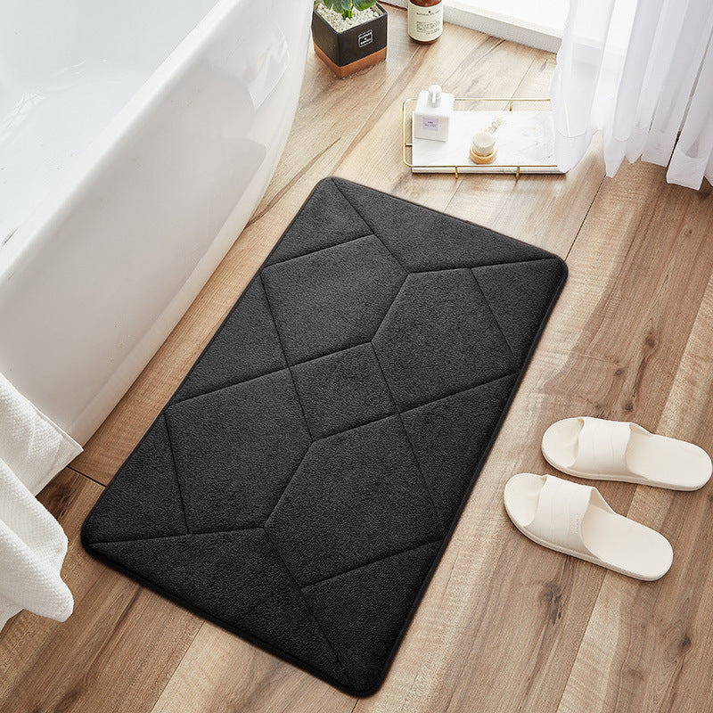 Abstract Pattern Bathroom Rug Bowlift