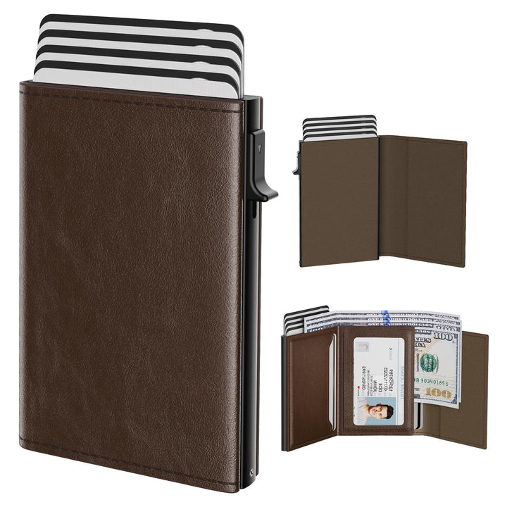 Slim RFID-Blocking Multi-Card Wallet Bowlift