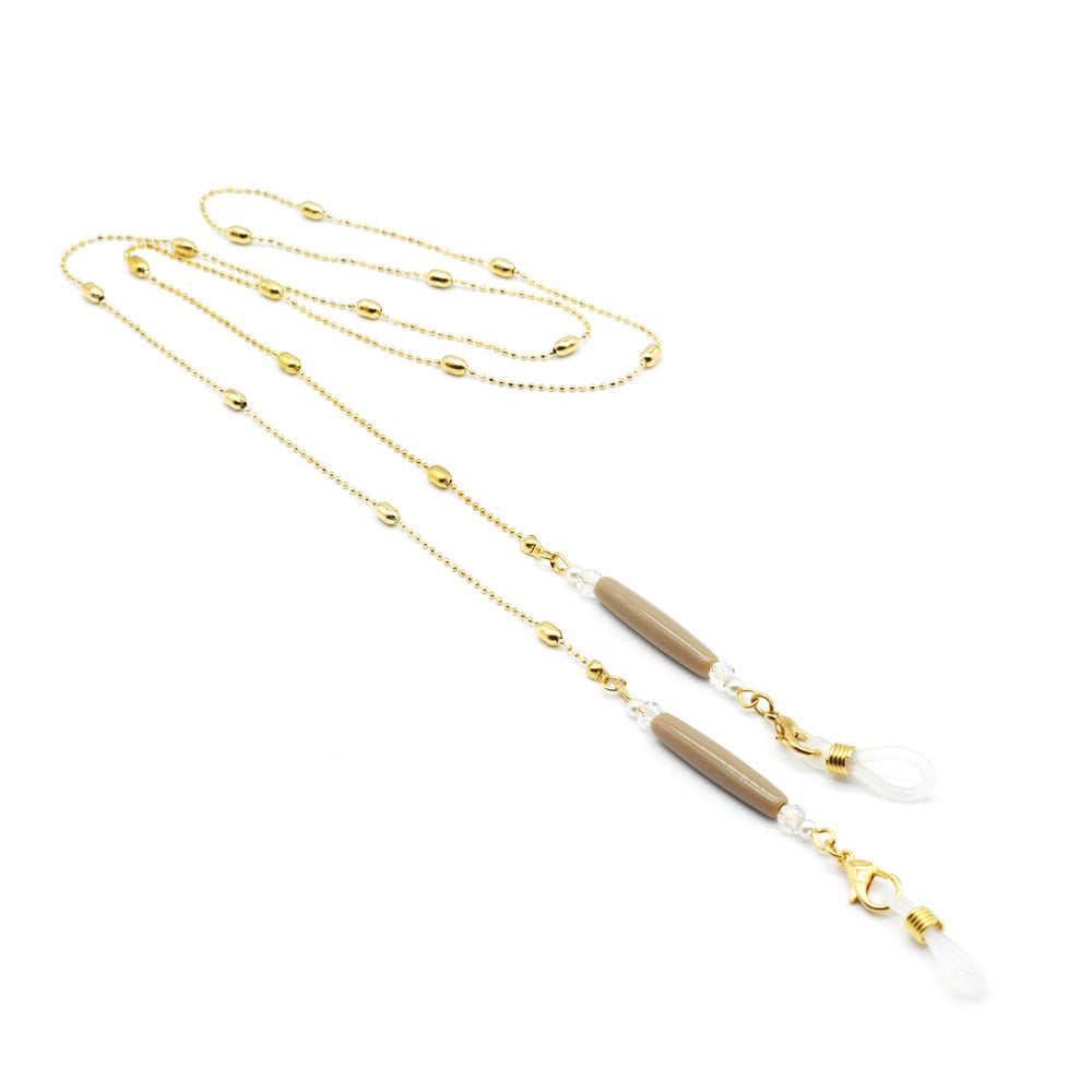 Minimalist Beaded Eyewear Chain Bowlift