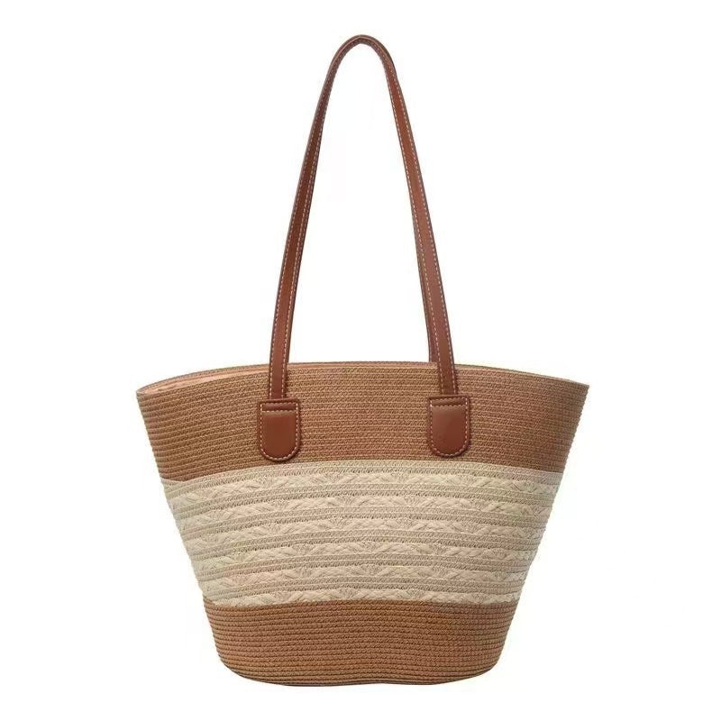 Elegant straw bag Bowlift