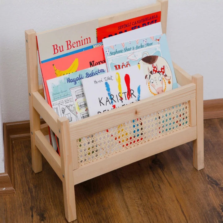 Handcrafted Natural Wood Storage Box Bowlift