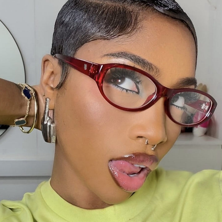 Women's fashionable optical glasses in elegant retro style Bowlift