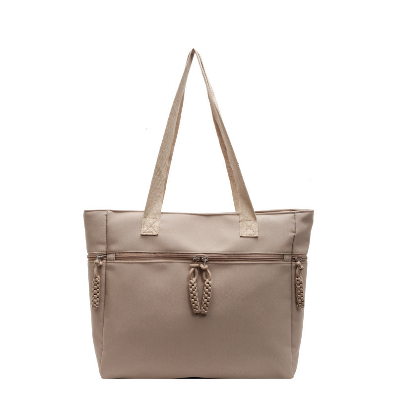 Versatile Zippered Canvas Tote Bag Bowlift