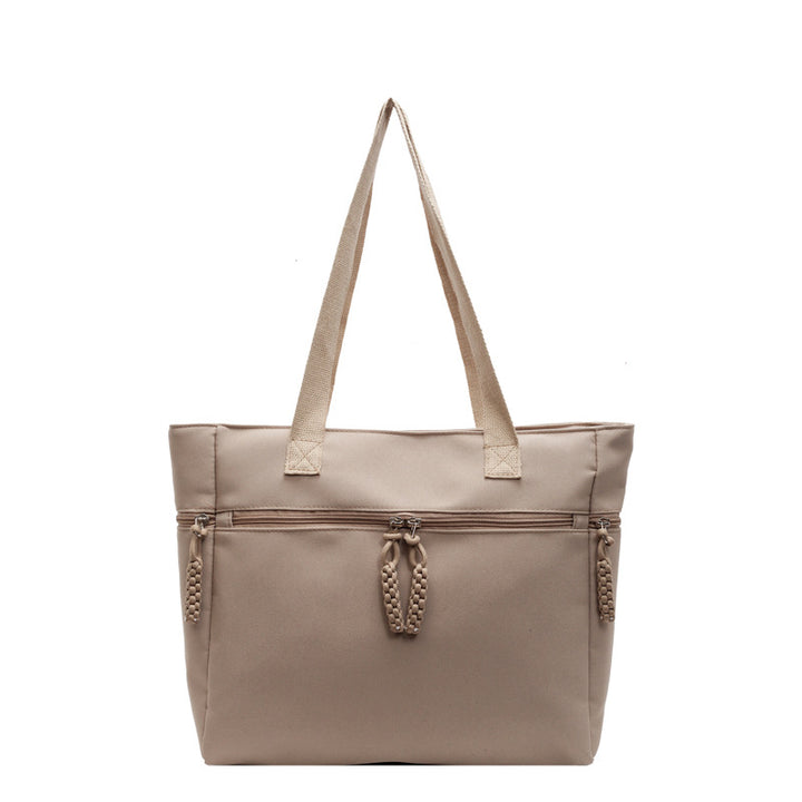 Versatile Zippered Canvas Tote Bag Bowlift